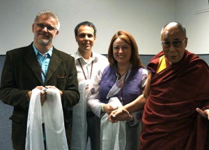 Will LeStrange with The Dalai Lama